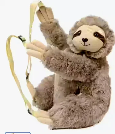 Unipak Grey Sloth Hug Backpack