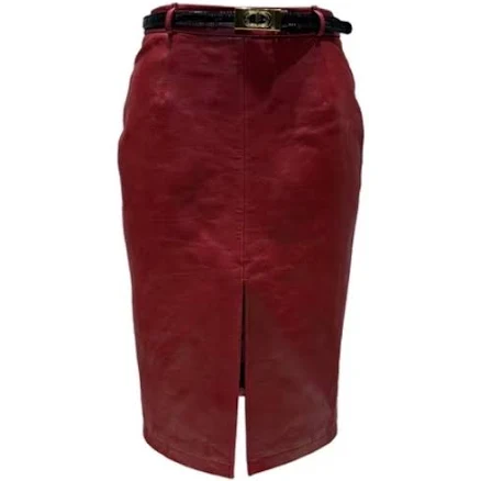 Leather Pencil Skirt