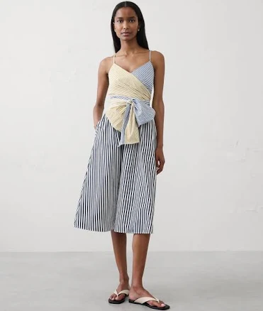 Women's Strappy Wrapped Midi Dress
