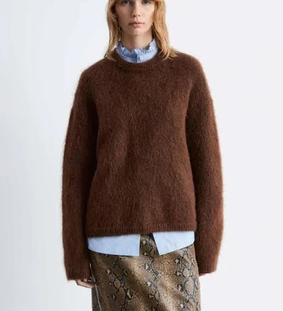 & Other Stories Super Soft Hairy Knit Mohair Sweater