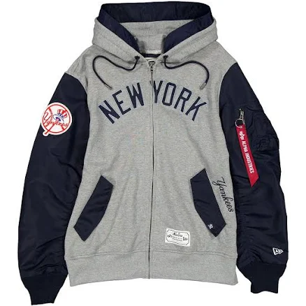 Alpha Industries Men's New York Yankees MA-1 Full-Zip Hoodie