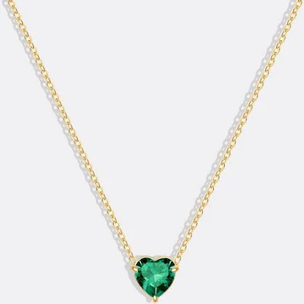 Birthstone Heart Necklace