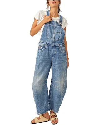 Free People Women's Good Luck Overalls