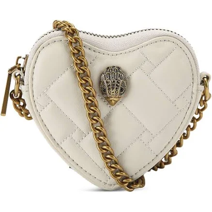 Kurt Geiger London Women's Micro Heart Leather Crossbody Bag