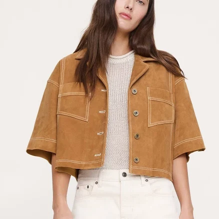 Banana Republic Women's Oversized Suede Jacket