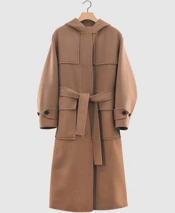 JULIA JENTZSCH Double Face Wool Duffle Coat