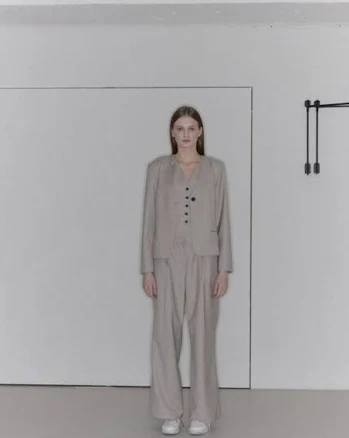 mausoleum Lydia suit wide pants