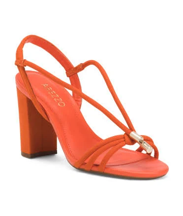 Women's Leather Camila High Block Heels