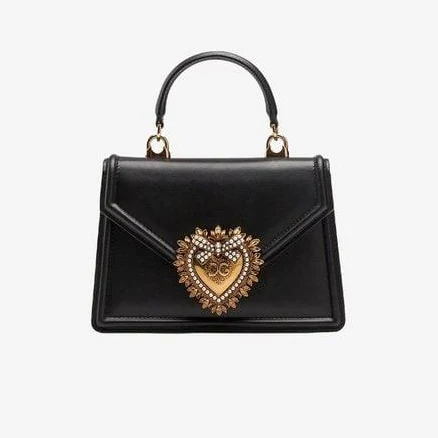 Dolce & Gabbana Small Satin Devotion Bag Woman