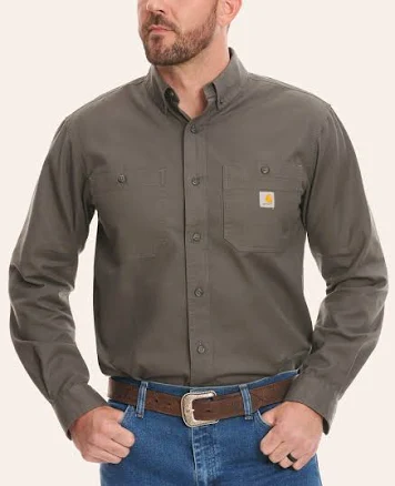 Carhartt Men's Rugged Flex Rigby Long Sleeve Work Shirt