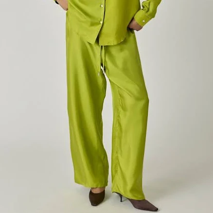 Silk Drawstring Pants