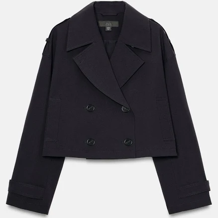 Zara Double-Breasted Trench Coat