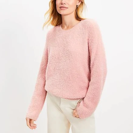 Loft Women's Shimmer Fuzzy Sweater