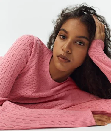 H&M Ladies Cable-Knit Sweater