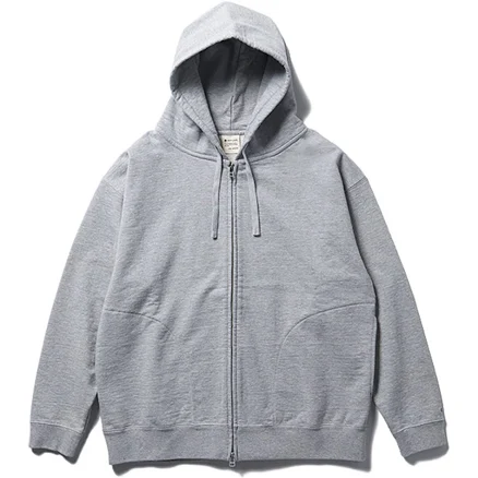 Recycled Cotton Zip-Up Hoodie
