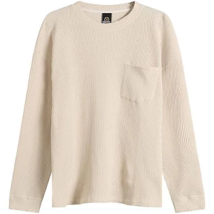 Frizmworks Men's Oversized Waffle Pocket Long Sleeve T-Shirt
