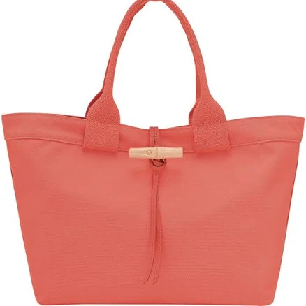 Longchamp Women's Le Roseau Toile Cotton Canvas Tote