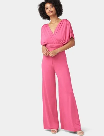 Alloy Apparel Women's Tall Hampton Wide Leg Jumpsuit