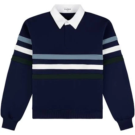 Shadow Shadow Striped Rugby Sweatshirt