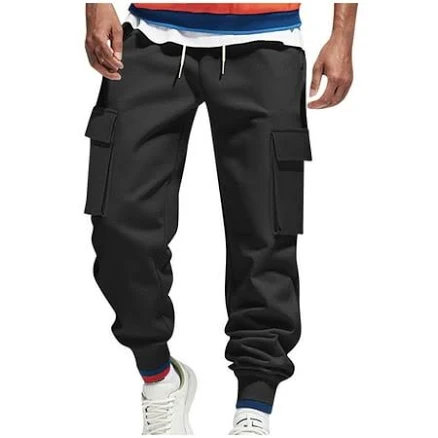 Men's Multi Pocket Drawstring Cargo Joggers