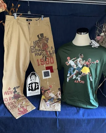 Akoo Cargo Pants Run Big Size 34