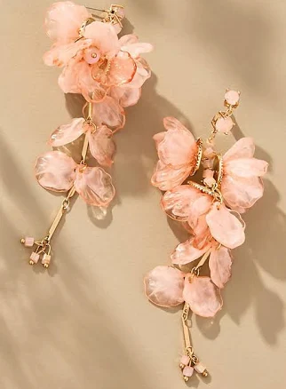 Anthropologie Blossom Drop Earrings