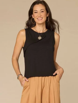 Be Yourself Sleeveless Scoop Neck Knit Top