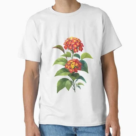 Lantana Flower Classic T-Shirt