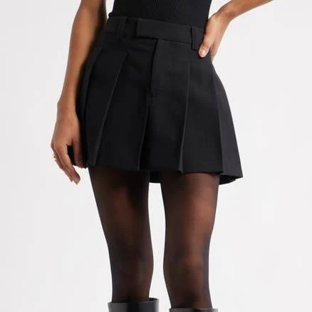 Open Edit The Icon Pleated Miniskirt