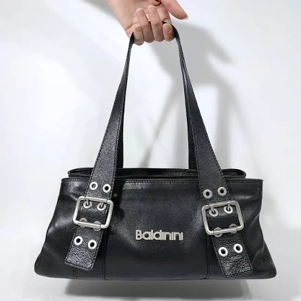 Vintage Leather Handbag Made in Italy