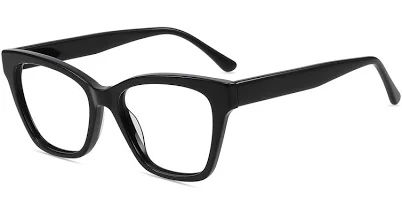 Firmoo Black Horn-rimmed Prescription Glasses Frame Andrew166