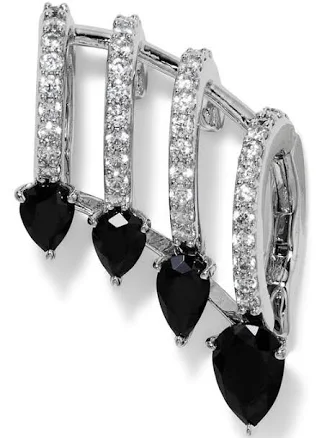 Nadri Women's Bonne Anne Cubic Zirconia Multi Row Ear Cuff
