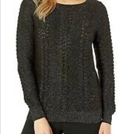 Michael Michael Kors Women's Cable-Knit Cotton Sweater