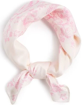 Loveshackfancy Labrina Silk-Blend Head Scarf