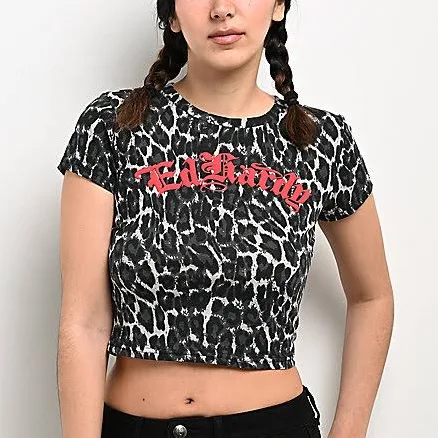 Ed Hardy Sacred Heart Baby Puffed Heart Tee