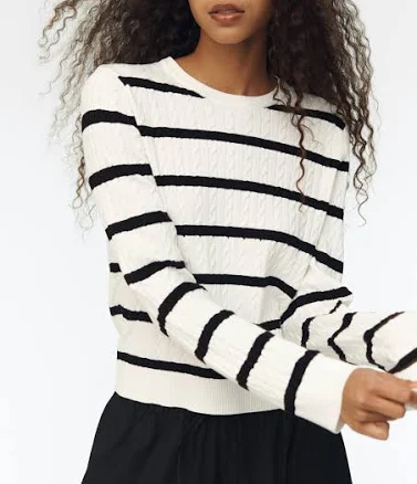 H&M Ladies Cable-Knit Sweater