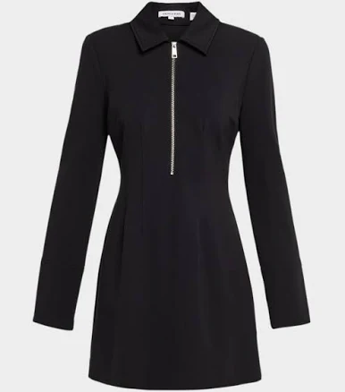 Veronica Beard Capelle Half-Zip Mini Dress