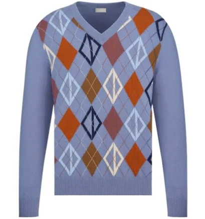DIOR Men's CD Diamond Cashmere Knit Sweater