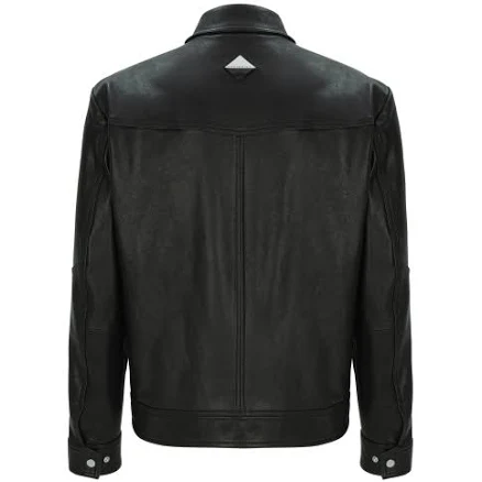 UNGIMMICK PLACKET NAPPA Leather RIDER Jacket