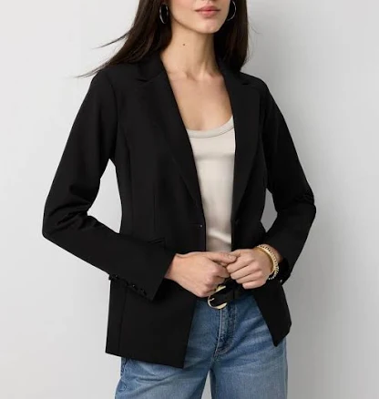 White House Black Market Women's One-Button Blazer