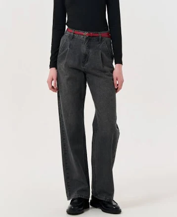 GENERALIDEA Daily One-Tuck Wide Denim Pants