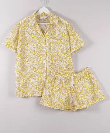 Lounge Act Short Sleeve Pajama Set