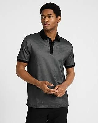 Express Men's Textured Covered Polo