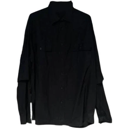 JW Anderson Black Cotton Layered Shirt Size S International