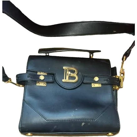 Balmain B-Buzz 23 Leather Bag