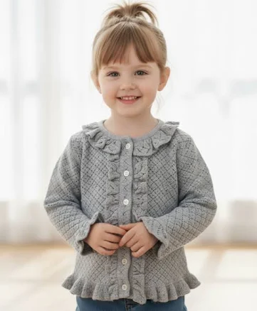 Ella Cotton Kids Cardigan