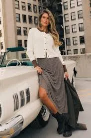 Ella Contrast Cardigan