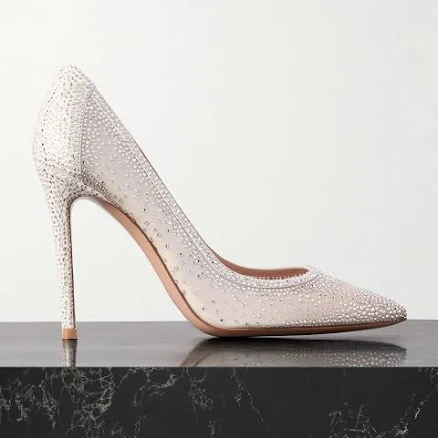 Gianvito Rossi Rania Rhinestone Pumps