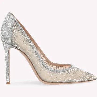 Gianvito Rossi Rania Woman Crystal-embellished Pumps