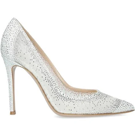 Gianvito Rossi Crystal-Embellished Rania Pumps 105 - 39.5 IT
